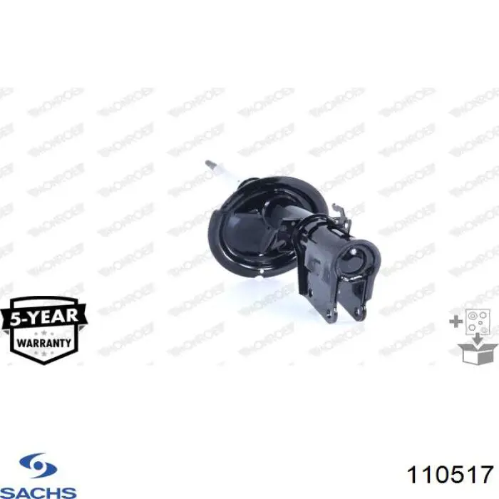 Amortiguador delantero derecho 7700719592 Renault (RVI)