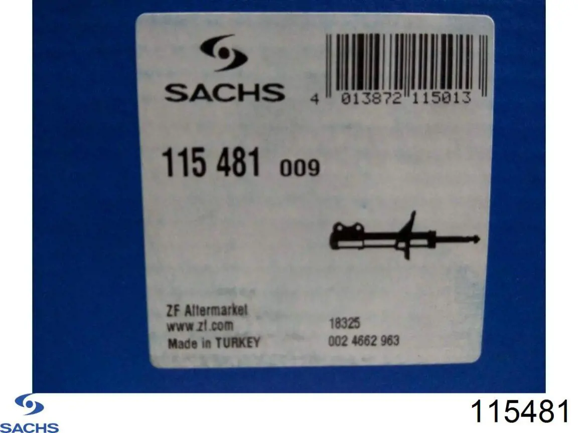 Amortiguador delantero Ford Sierra 1 GBC