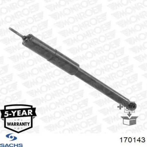 Amortiguador trasero 170143 Sachs