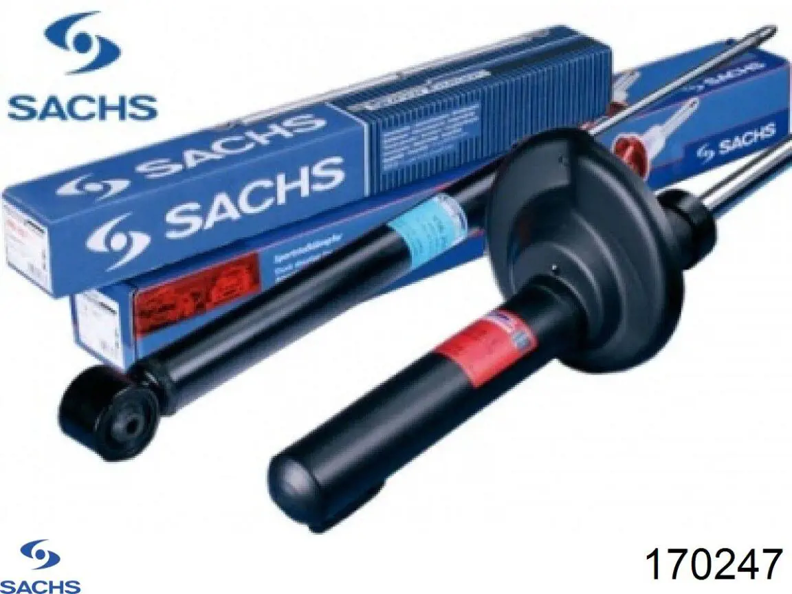 170 247 Sachs amortiguador trasero izquierdo