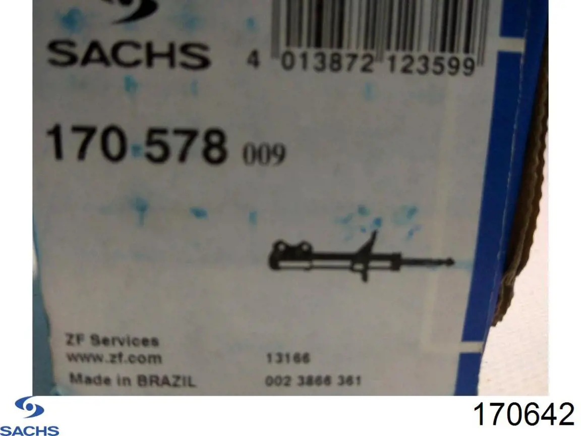 Amortiguador 170642 Sachs