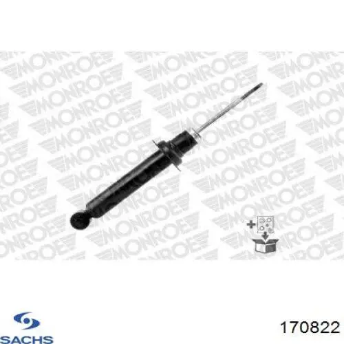 170 822 Sachs amortiguador trasero