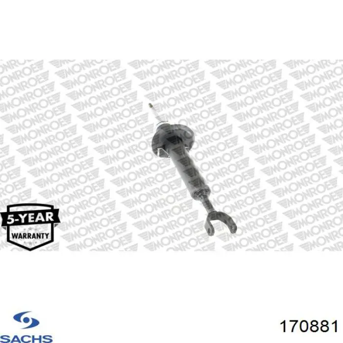 Amortiguador trasero 170881 Sachs