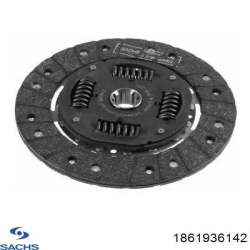 Disco de embrague 1861936142 Sachs