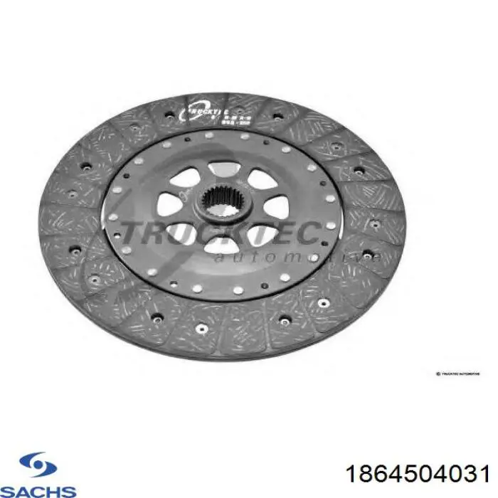 1864 504 031 Sachs disco de embrague