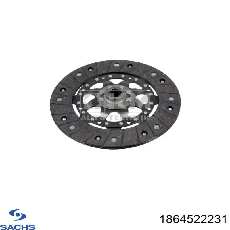 Disco de embrague 1864982001 Sachs