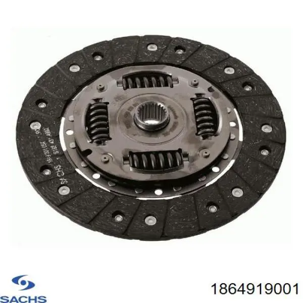 Disco de embrague 1864919001 Sachs