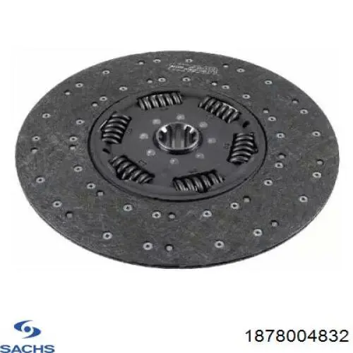 Disco de embrague 1878004832 Sachs