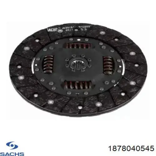 Disco de embrague 1878040545 Sachs