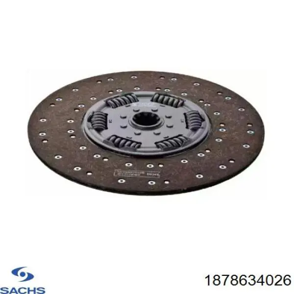 Disco de embrague 1878634026 Sachs