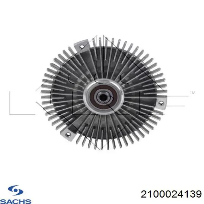 2100024139 Sachs embrague, ventilador del radiador