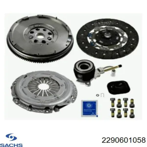 2290601058 Sachs kit de embrague (3 partes)