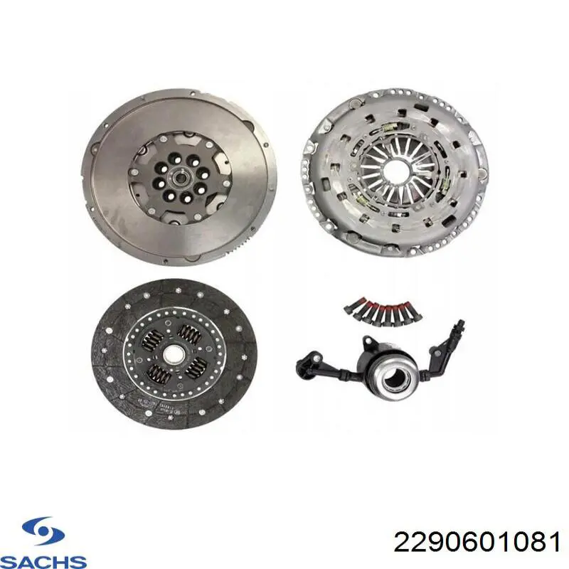 2290601081 Sachs kit de embrague (3 partes)