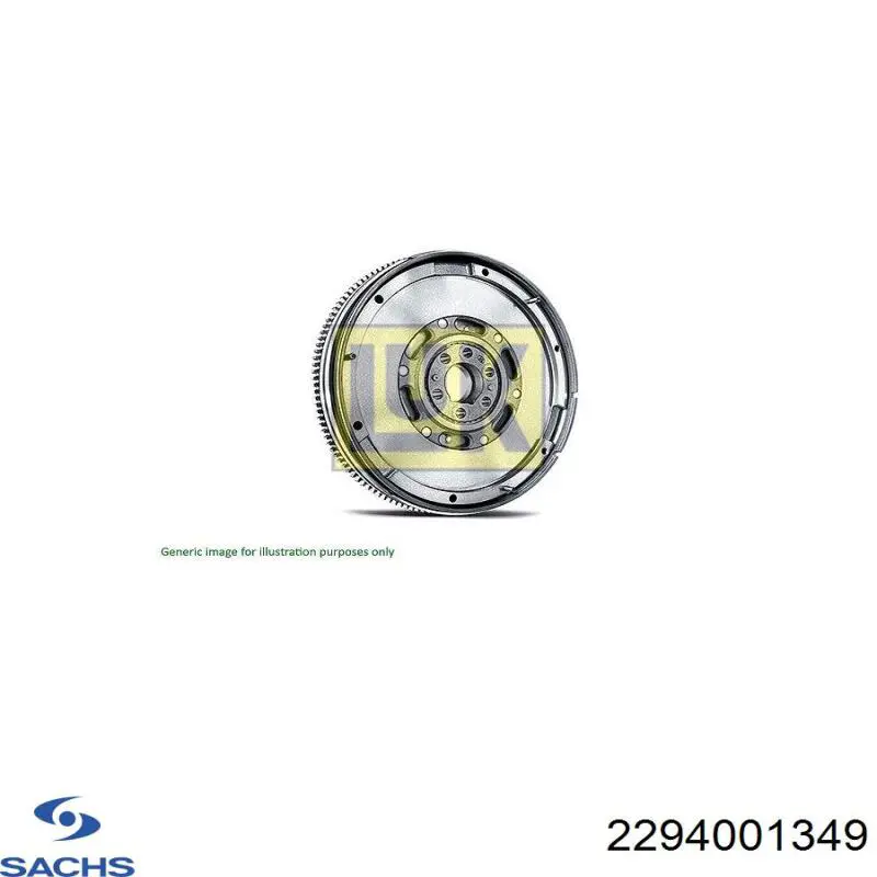 Volante motor 2294001349 Sachs
