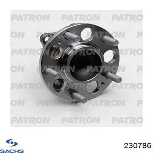 230786 Sachs amortiguador trasero izquierdo