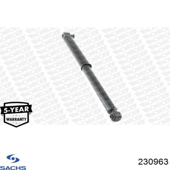 Amortiguador trasero Sachs 230963 precio, desde 45,05 EUR