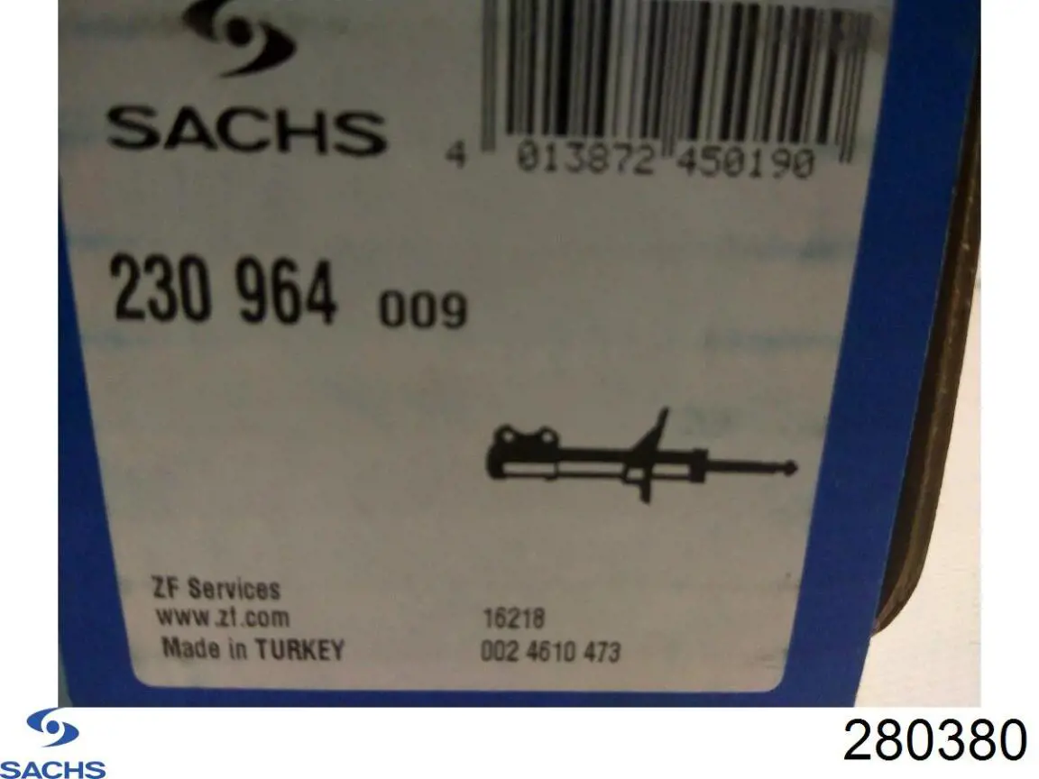 280380 Sachs amortiguador trasero