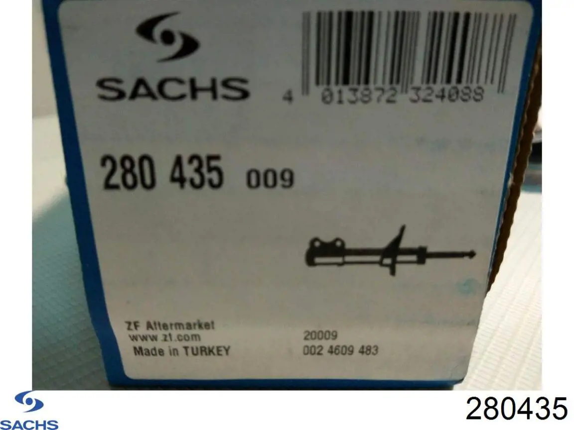 Amortiguador trasero Sachs 280435 precio, desde 35,99 EUR