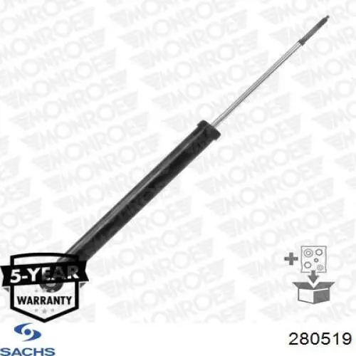 Amortiguador trasero Sachs 280519 precio, desde 29,97 EUR