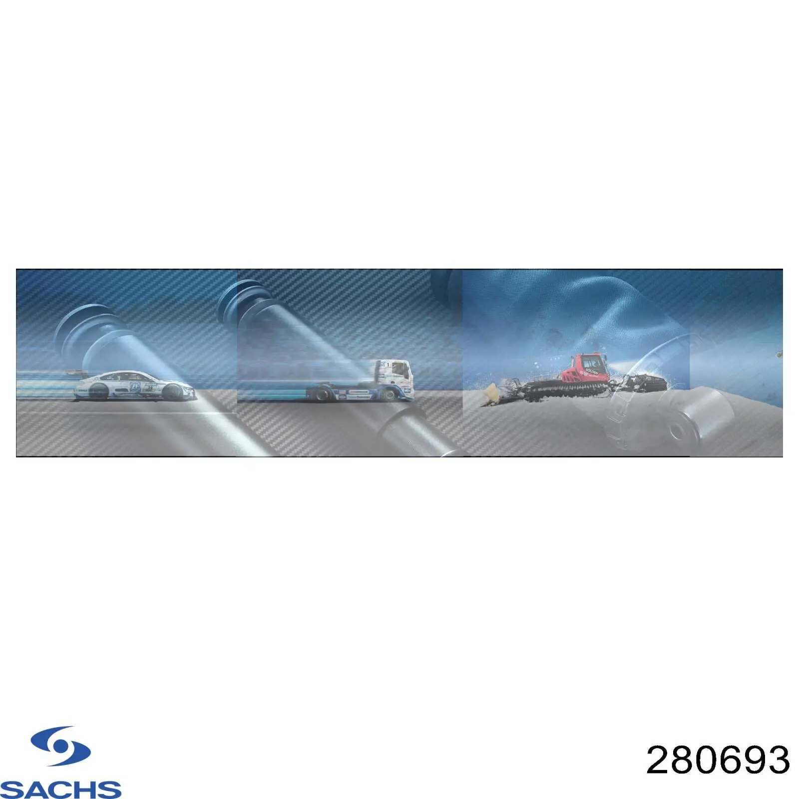 Amortiguador trasero izquierdo Sachs 280693
