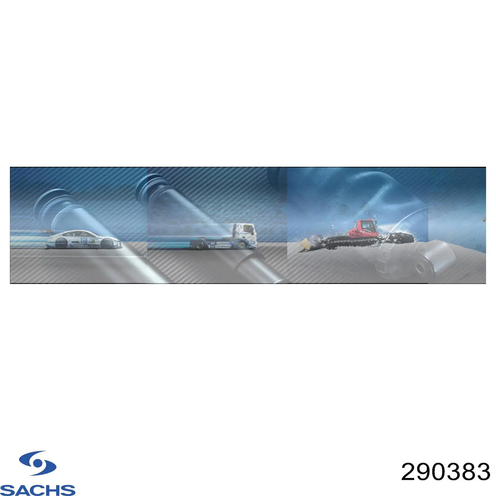 Amortiguador delantero izquierdo 290383 Sachs
