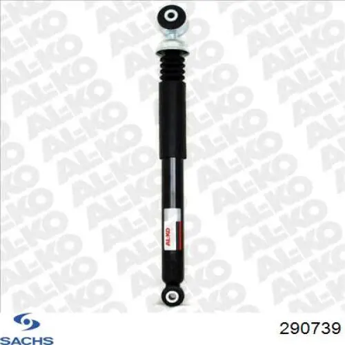 Amortiguador trasero Sachs 290739 precio, desde 42,74 EUR
