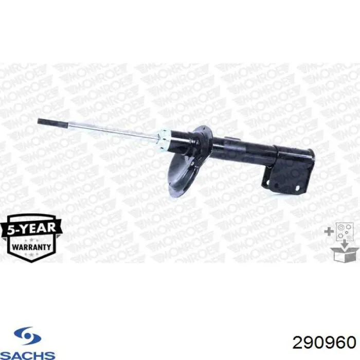 amortiguador frontal derecho Sachs 290960