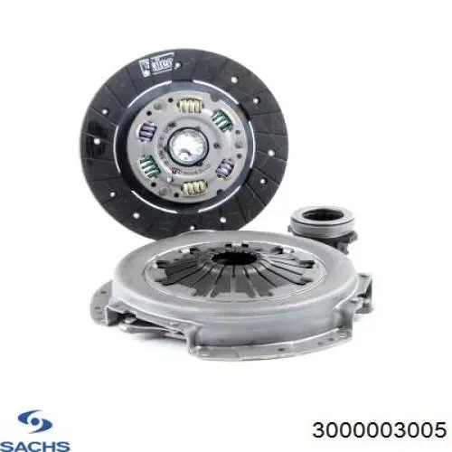 3000 003 005 Sachs kit de embrague (3 partes)