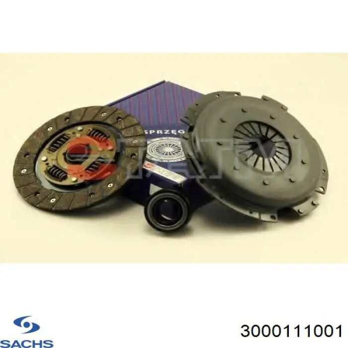 3000 111 001 Sachs kit de embrague (3 partes)