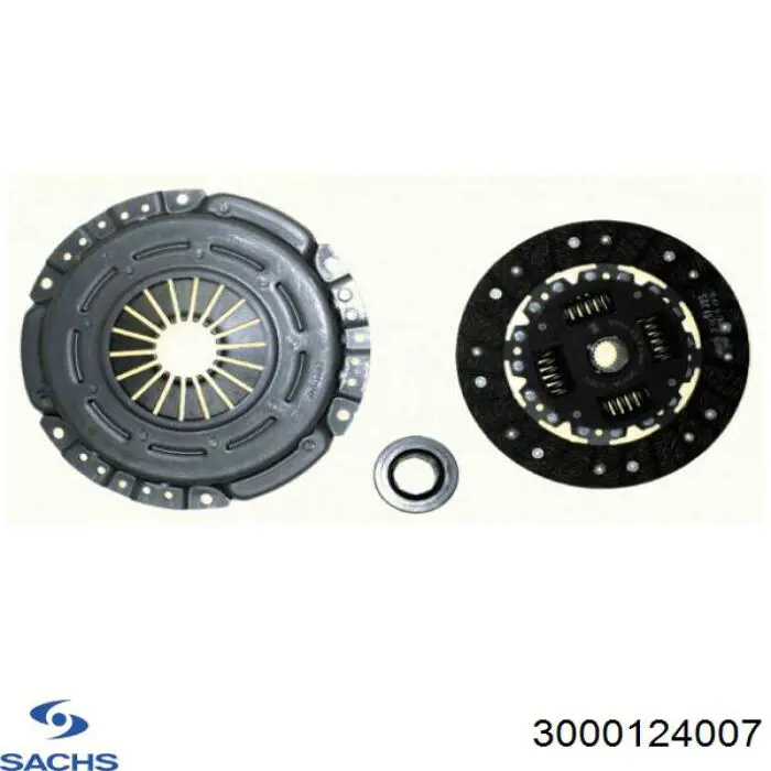 3000124007 Sachs kit de embrague (3 partes)