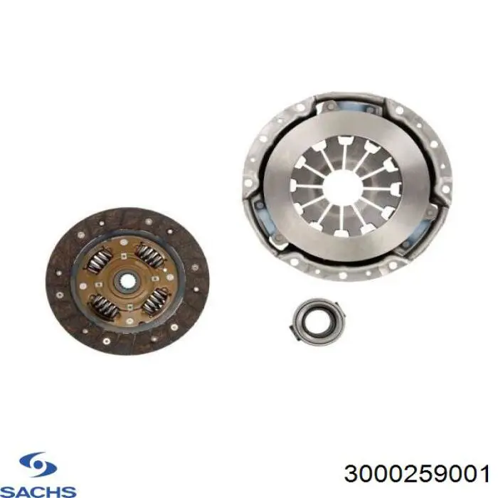 3000259001 Sachs kit de embrague (3 partes)