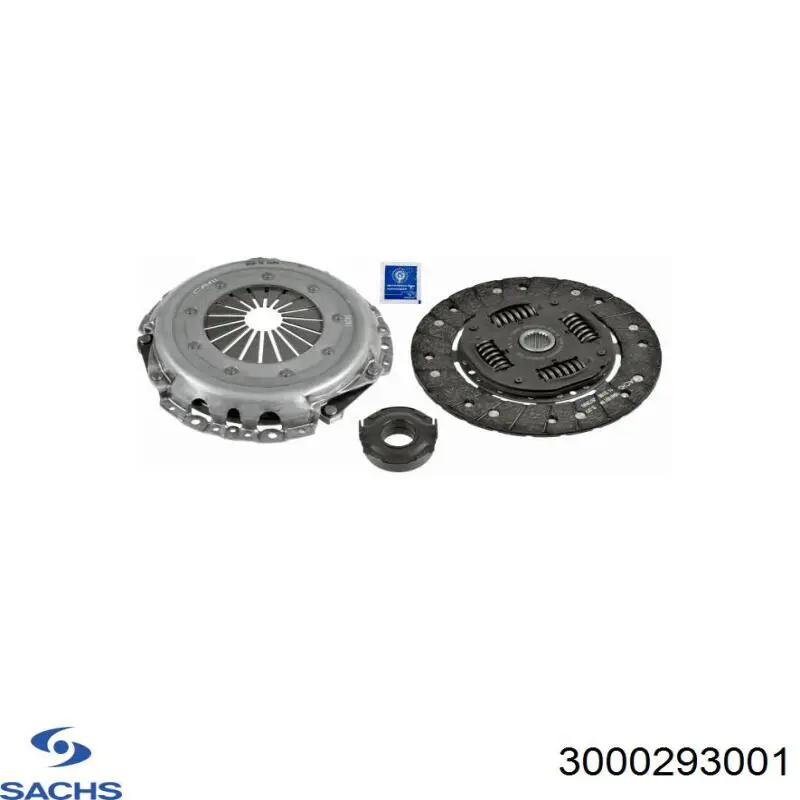 3000 293 001 Sachs kit de embrague (3 partes)