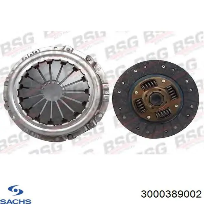 3000 389 002 Sachs kit de embrague (3 partes)