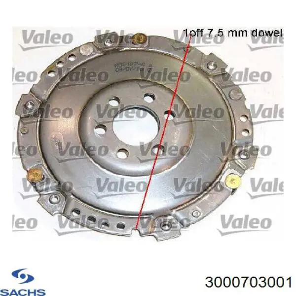 3000703001 Sachs Embrague motor