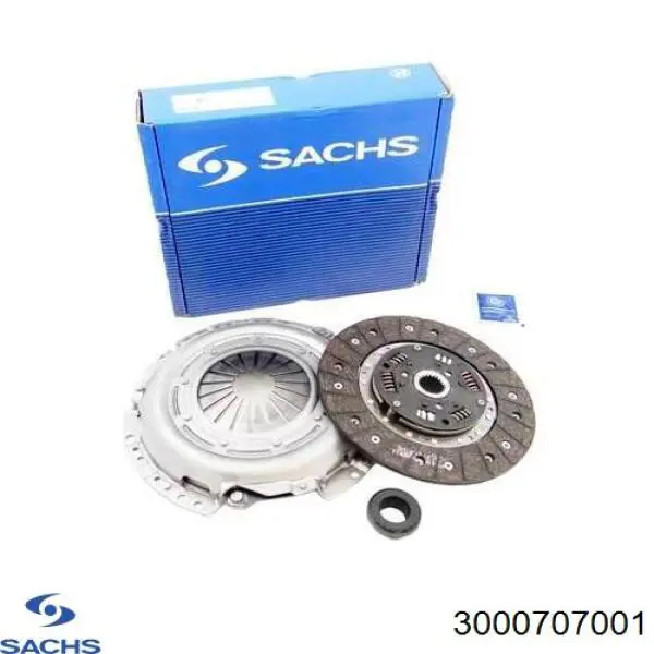 3000 707 001 Sachs kit de embrague (3 partes)