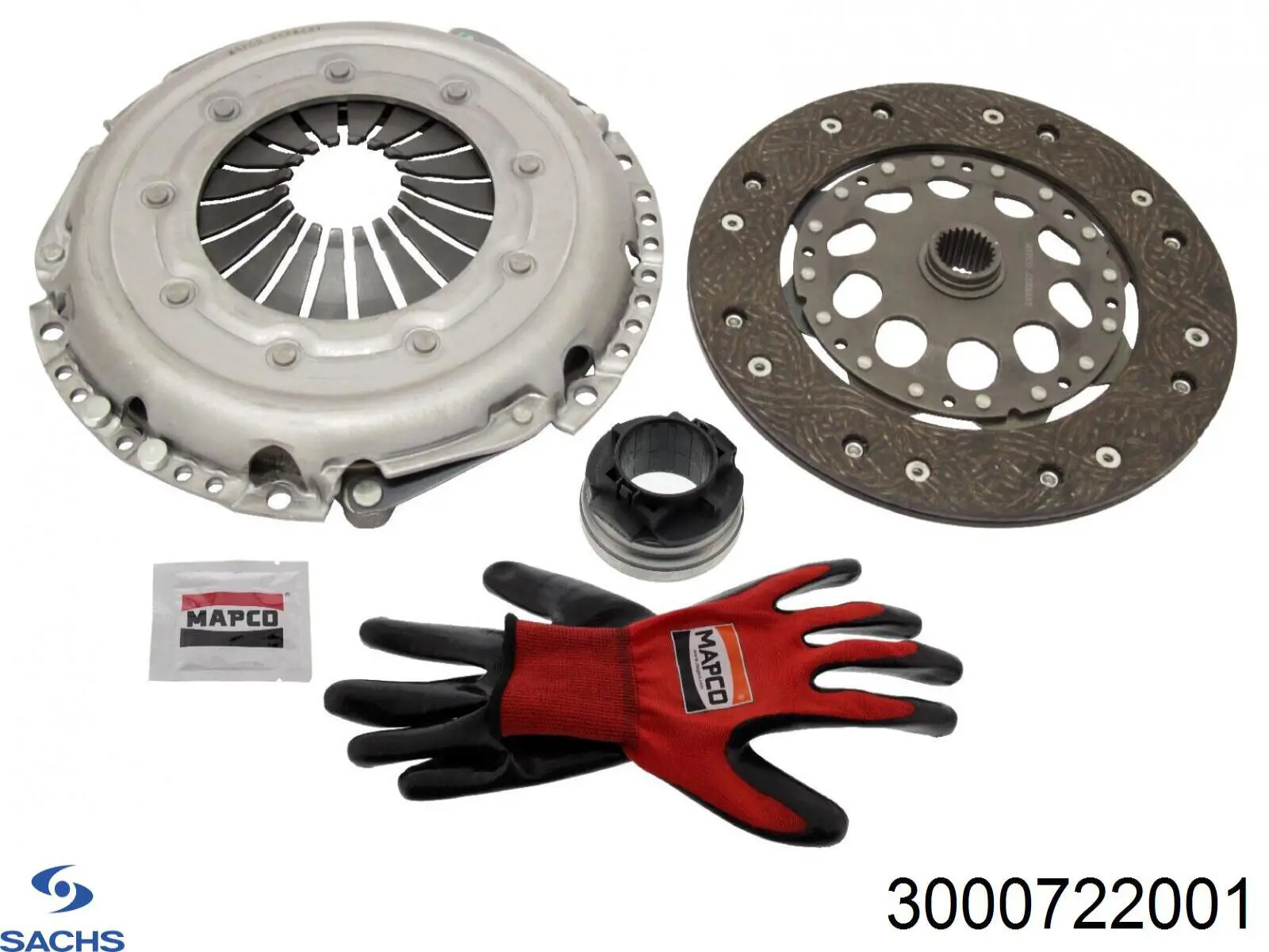 Kit de embrague (3 partes) 134774 NK