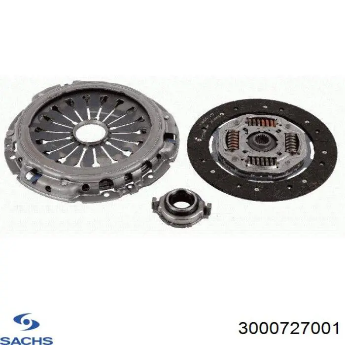 3000727001 Sachs kit de embrague (3 partes)