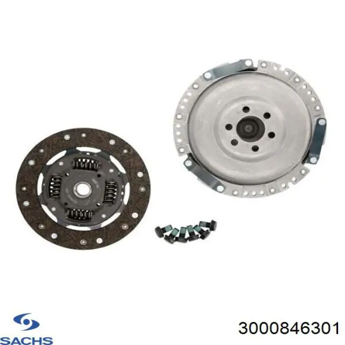 3000 846 301 Sachs kit de embrague (3 partes)