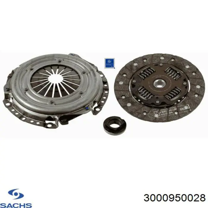 3000 950 028 Sachs kit de embrague (3 partes)