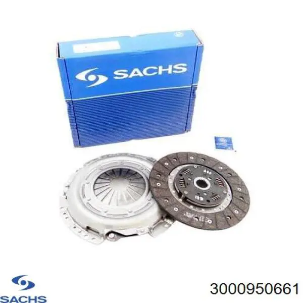 3000 950 661 Sachs kit de embrague (3 partes)