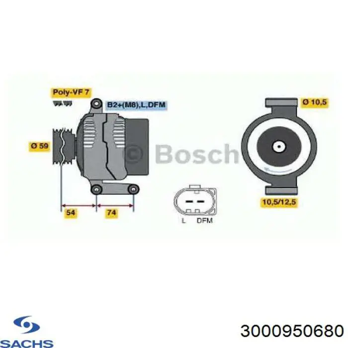 3000950680 Sachs