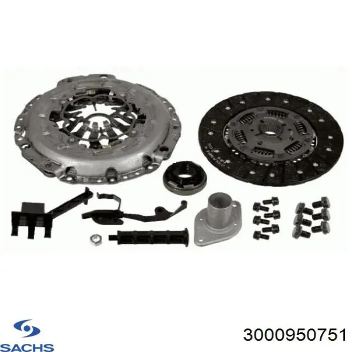 3000950751 Sachs kit de embrague (3 partes)