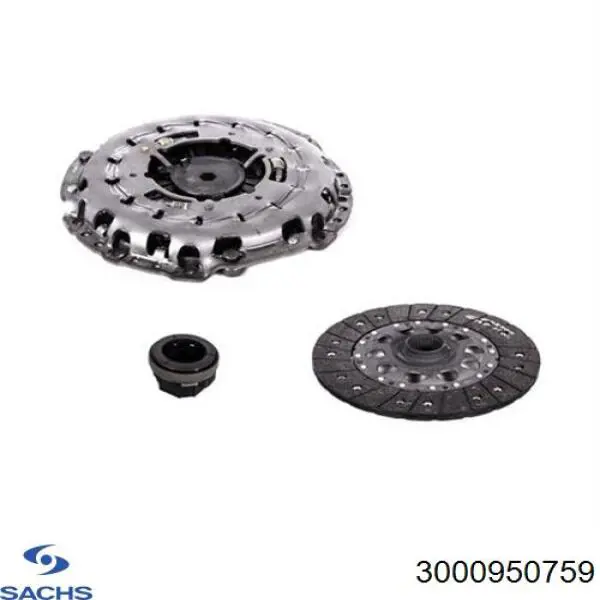 3000950759 Sachs kit de embrague (3 partes)