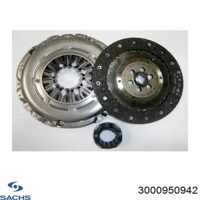 3000950942 Sachs kit de embrague (3 partes)