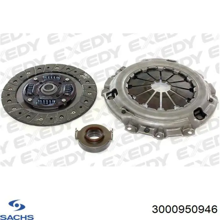 3000950946 Sachs kit de embrague (3 partes)