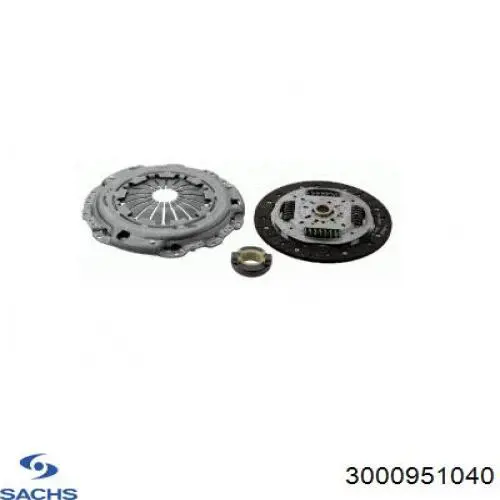 3000 951 040 Sachs kit de embrague (3 partes)