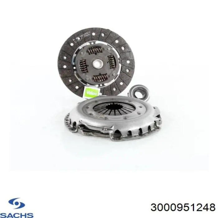 3000 951 248 Sachs kit de embrague (3 partes)