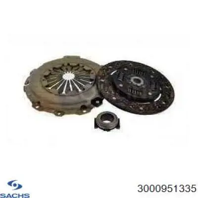 3000 951 335 Sachs kit de embrague (3 partes)