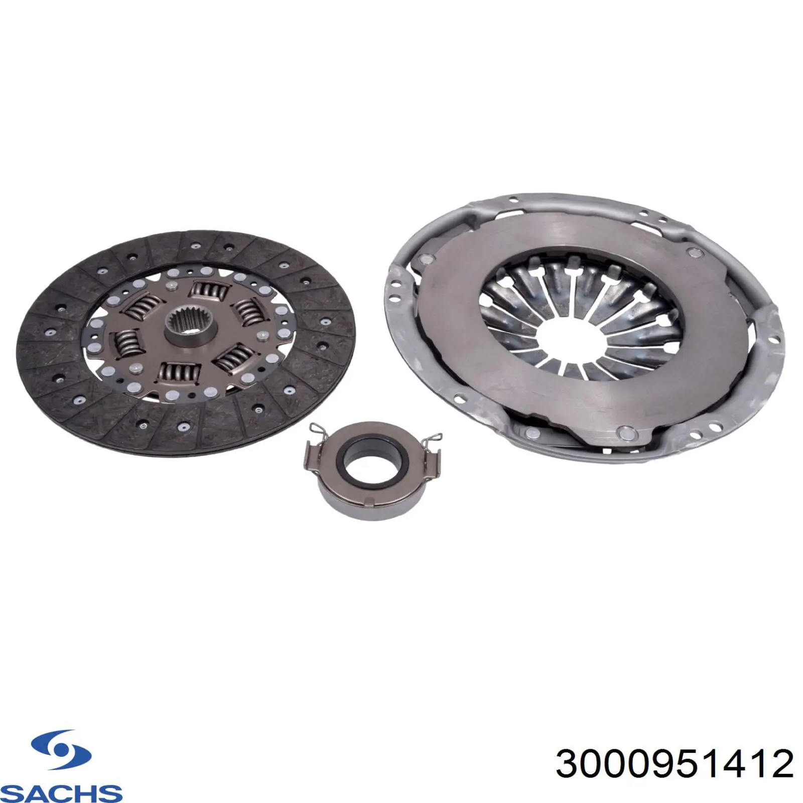 3000951412 Sachs kit de embrague (3 partes)