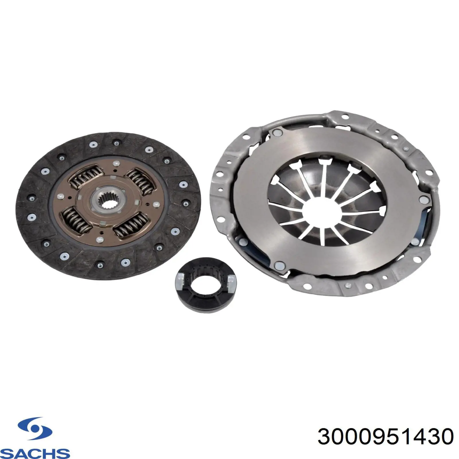 3000951430 Sachs kit de embrague (3 partes)